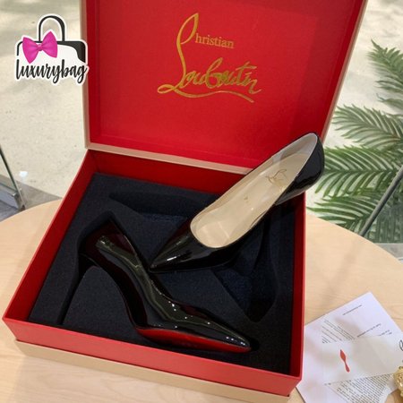 Christian Louboutin Kate 85mm Pumps Patent Calf Black 35-39