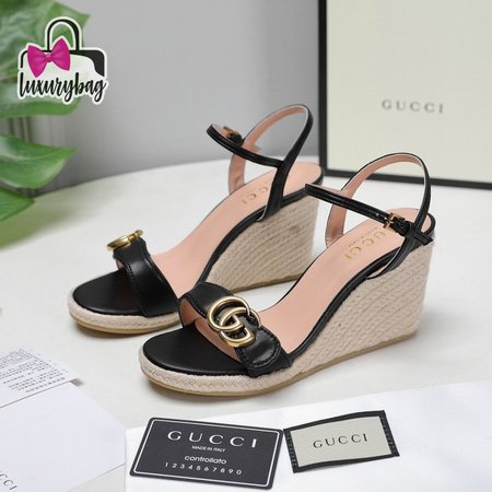 Gucci Leather Platform Espadrille 35-41