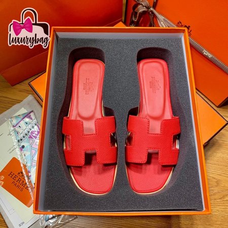 Hermes Oran Sandal Red 35-40