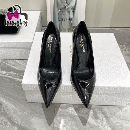 YSL Opyum Pumps In Patent Leather With Gold-Tone Heel 35-39